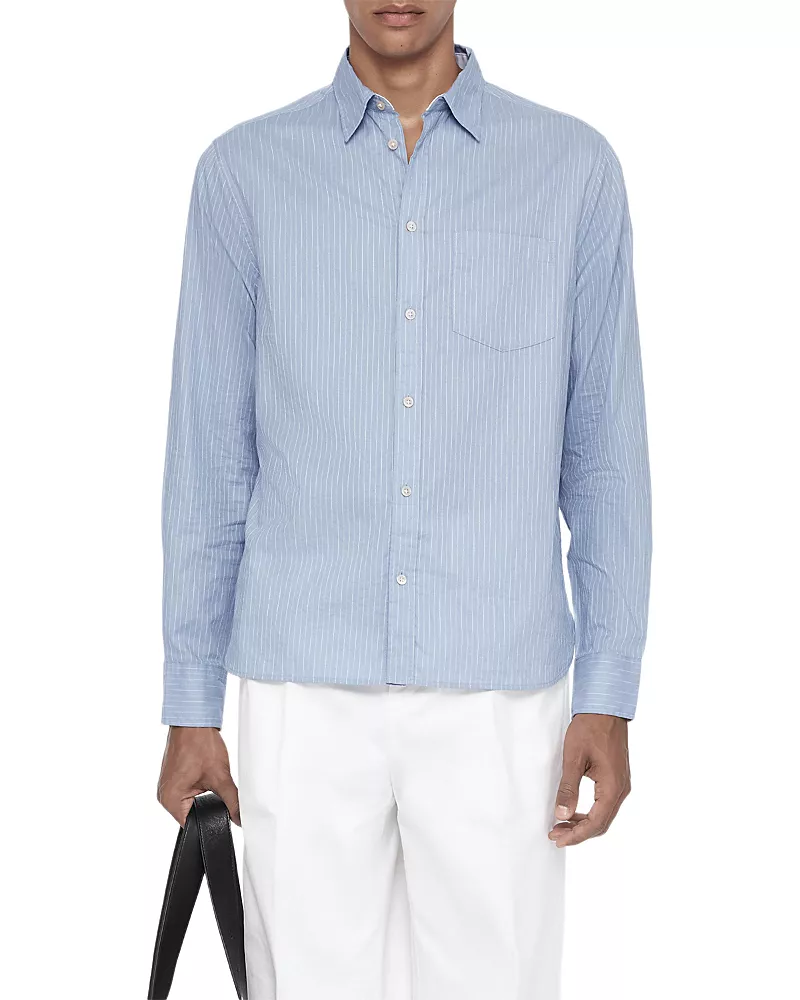Allsaints Judd Cotton Long Sleeve Shirt