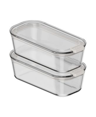  Stack Glass Container, 2.5 Cup, Set of 2