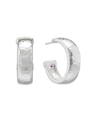 Cleopatra Textured Small Hoop Earrings