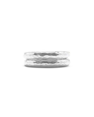 Cleopatra Slice Stacking Rings, Set of 2