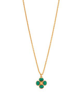 Capucine De Wulf Berry Clover Double Sided Charm Necklace, 16-18