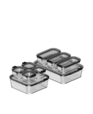  Stack Glass Food Storage Container, 18 PC Set