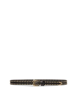 The Studded Western Leather Belt