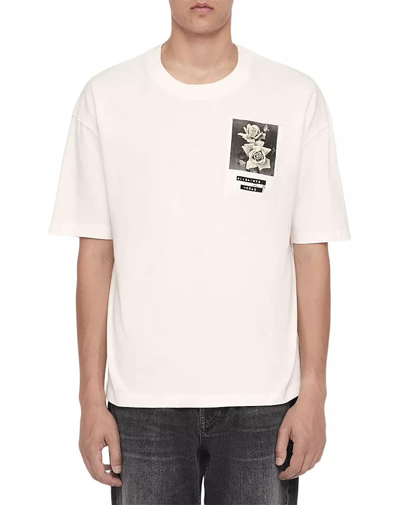 Allsaints Vegas City Short Sleeve Crewneck Tee
