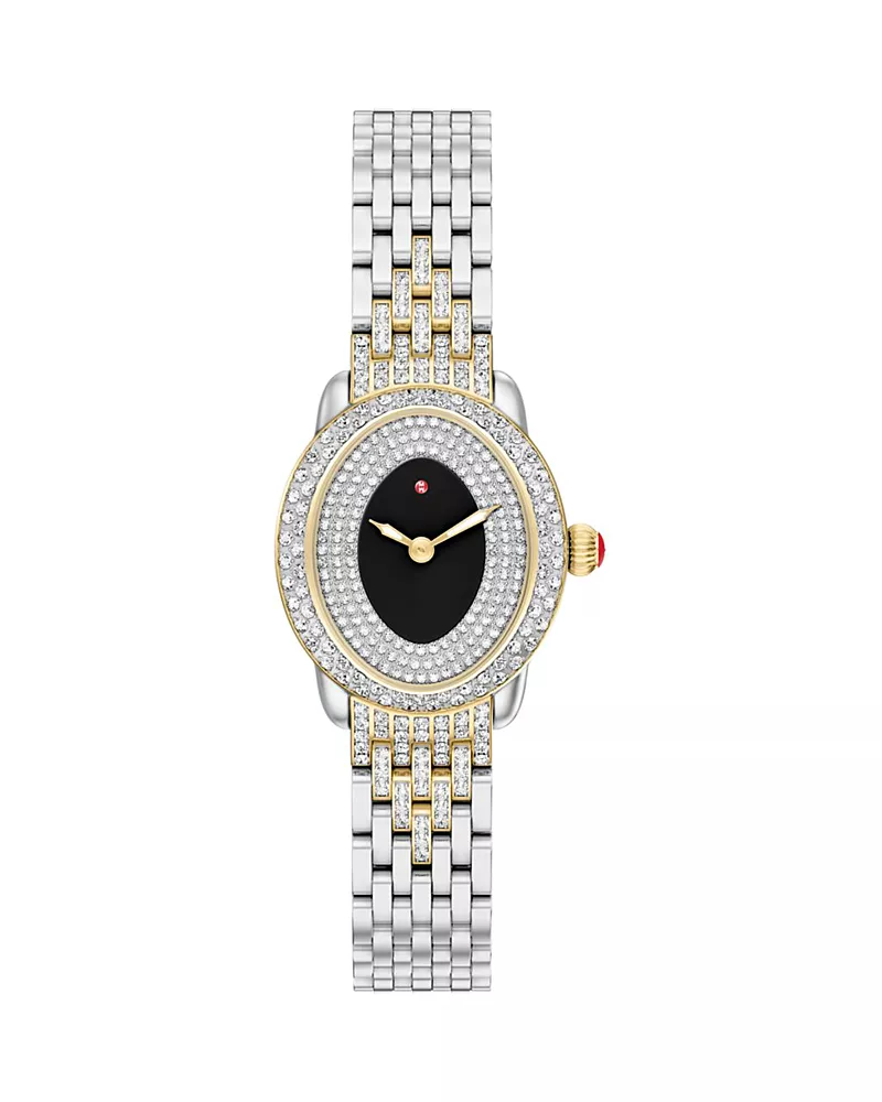 Michele Serein Oval Watch, 24mm x 27mm