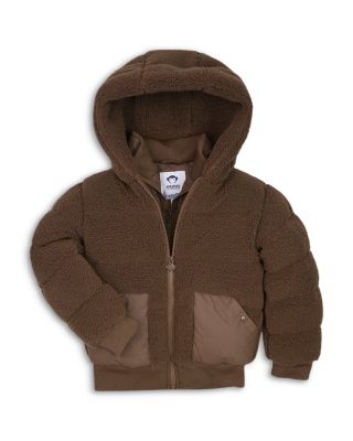 Girls' Hooded Teddy Puffer Coat - Little Kid, Big Kid