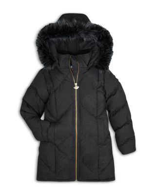 Girls' Nova Hooded Long Coat - Little Kid, Big Kid
