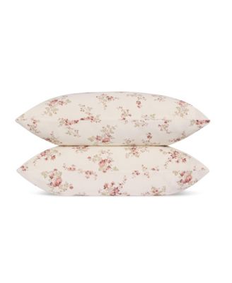  Heirloom Rose Linen Blend Pillowcase Pair, Queen