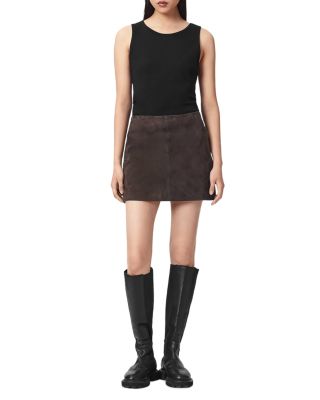Renai Suede Mini Skirt - thumbnail 3