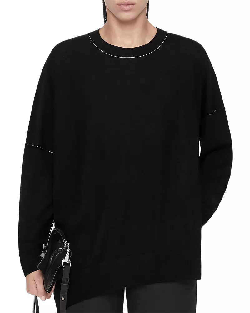 Allsaints Martel Wool Crewneck Sweater