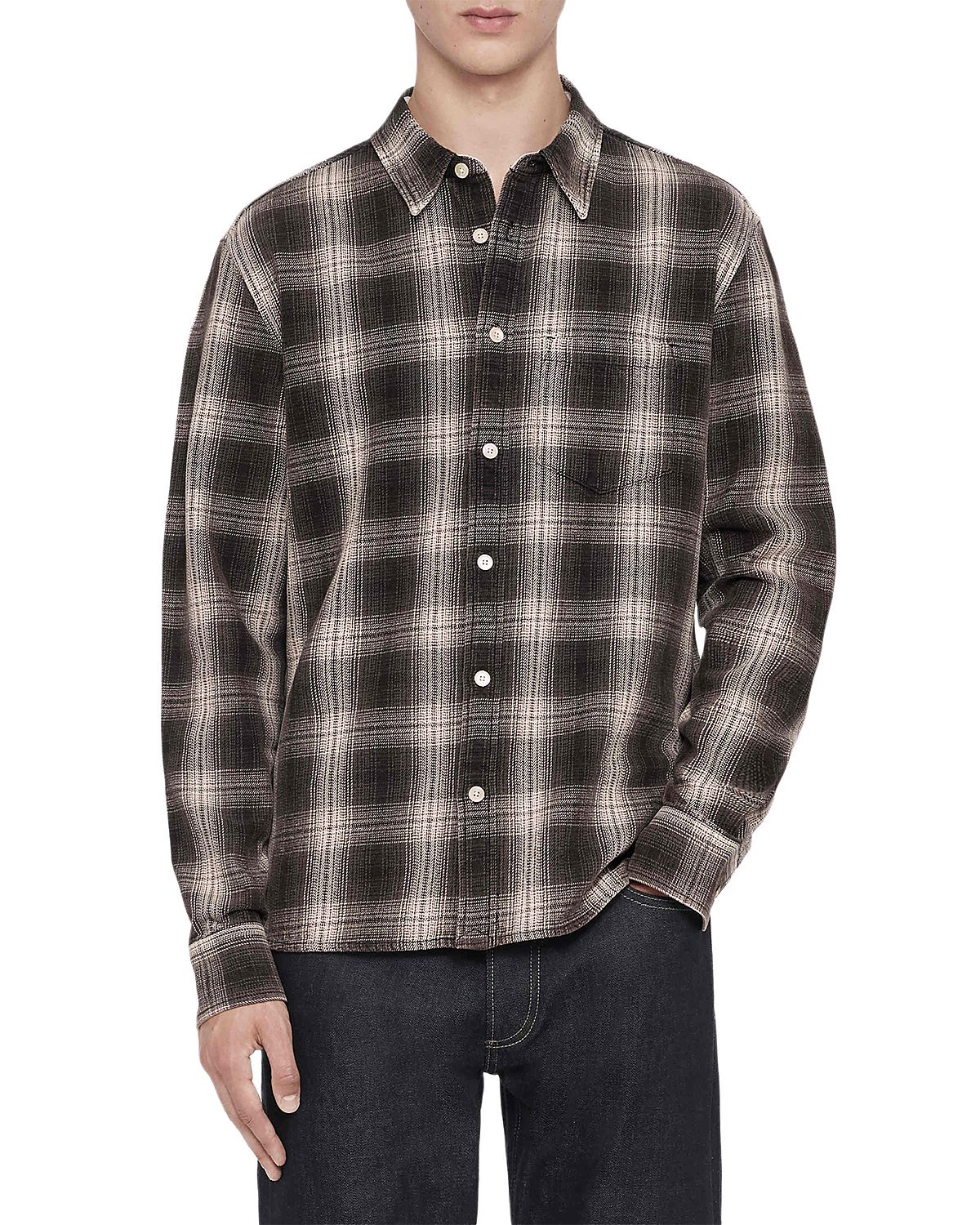 Allsaints Wrent Cotton Check Shirt