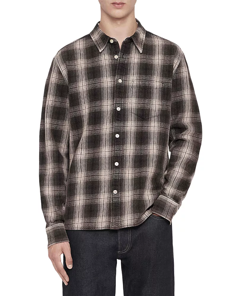 Allsaints Wrent Cotton Check Shirt