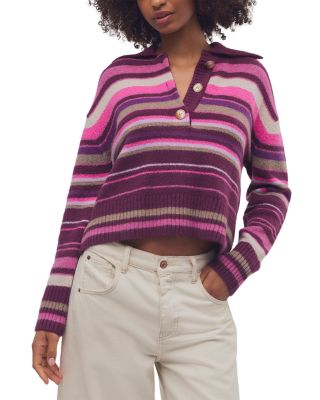 Trading Up Stripe Long Sleeve Sweater 