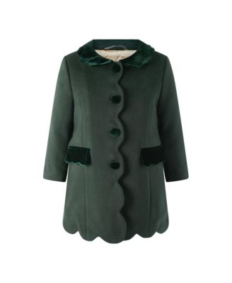 Girls' Scalloped Dress Coat - Little Kid, Big Kid