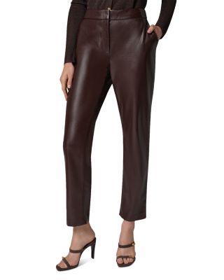 Faux Leather Slim Pants