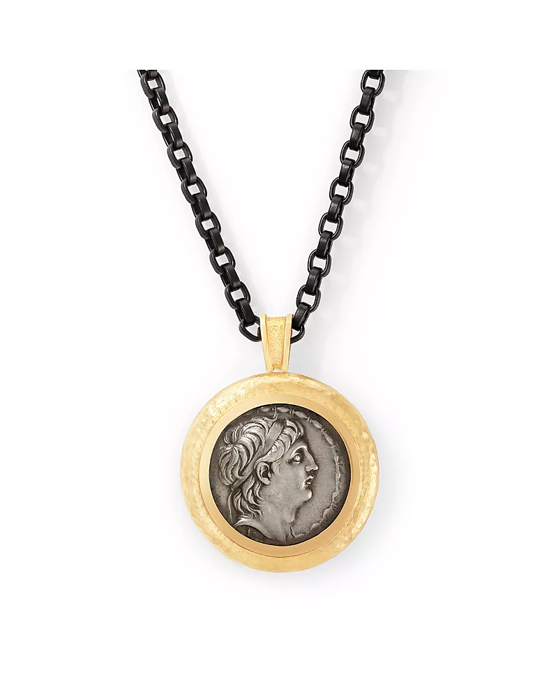 Jorge Adeler 18K Yellow Gold Gods & Heroes Antiochus Enhancer Pendant
