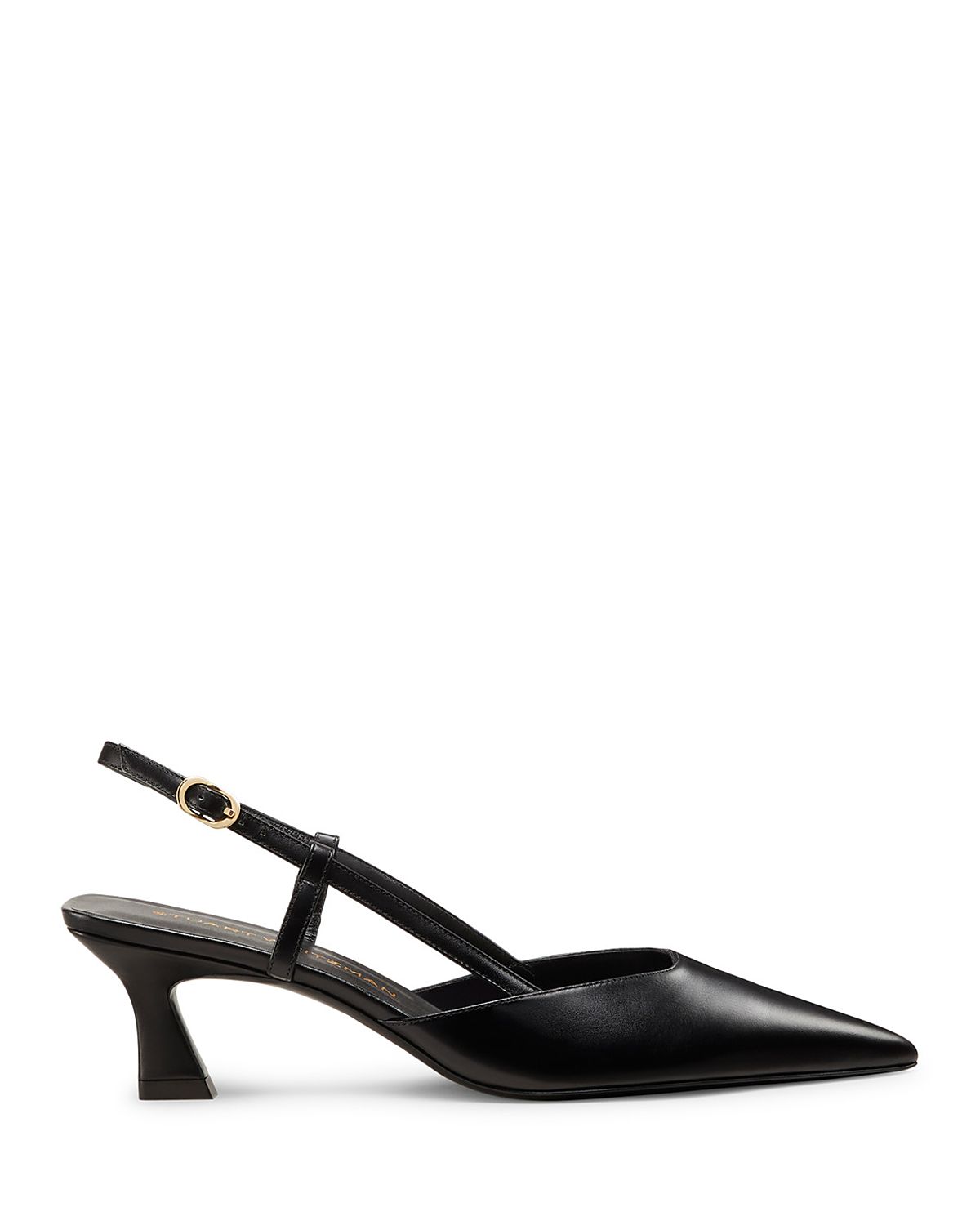 Stuart Weitzman Women's Vinnie 50 Slingback Kitten Heels