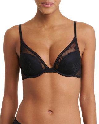 Love Lace Convertible Plunge Push Up Bra