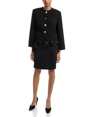 Cora Wool Flower Button Jacket - thumbnail 2