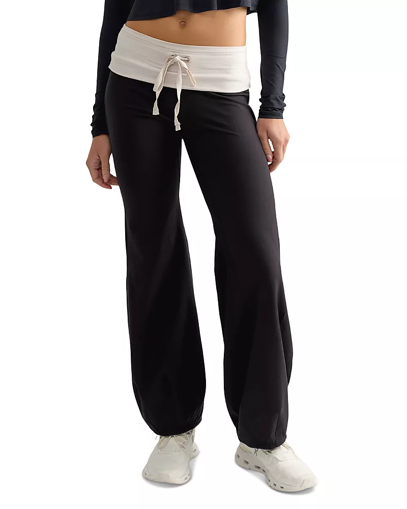 Free People Quick Step Color Blocked Pants