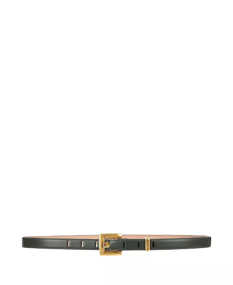 Balmain Anthem Leather Belt