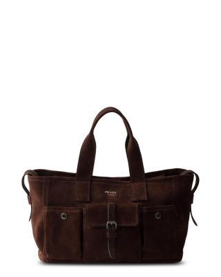 Route Large Suede Tote Bag