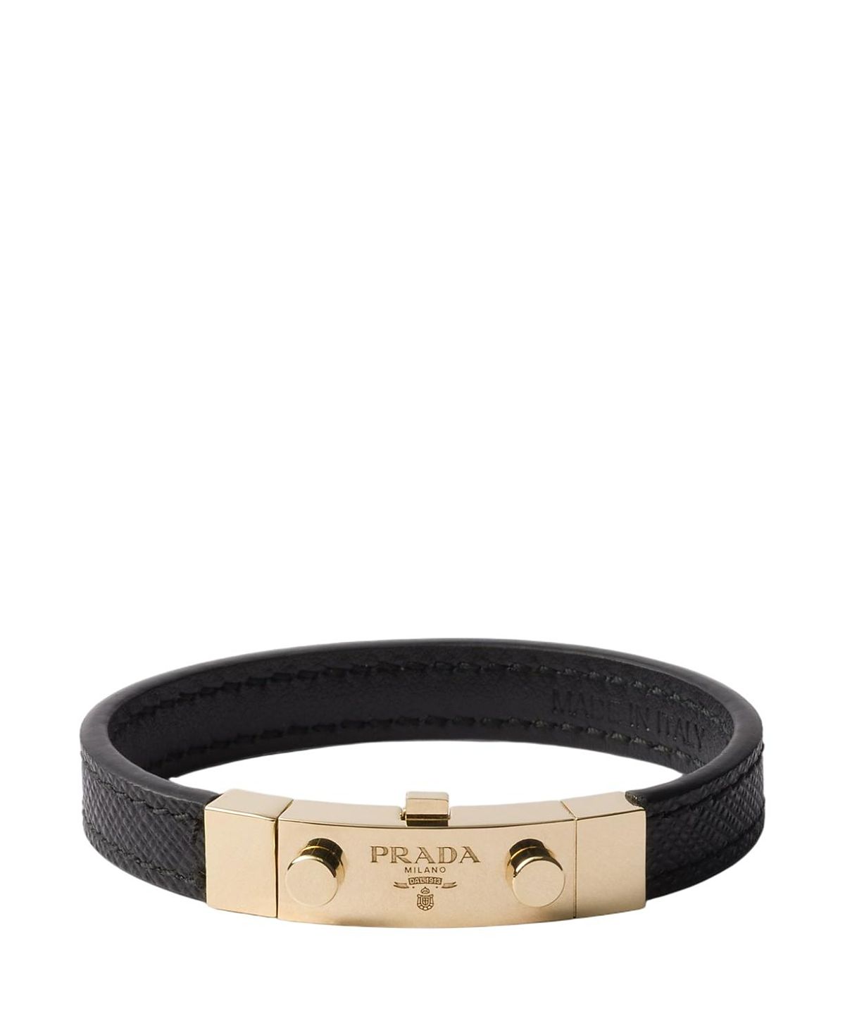 Prada Saffiano Leather Bracelet
