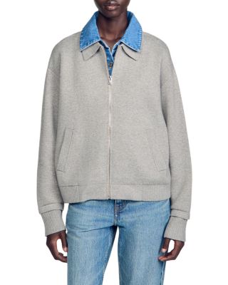 Hayden Layered Look Zip Cardigan
