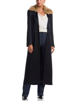 Jyn Faux Fur Collar Coat