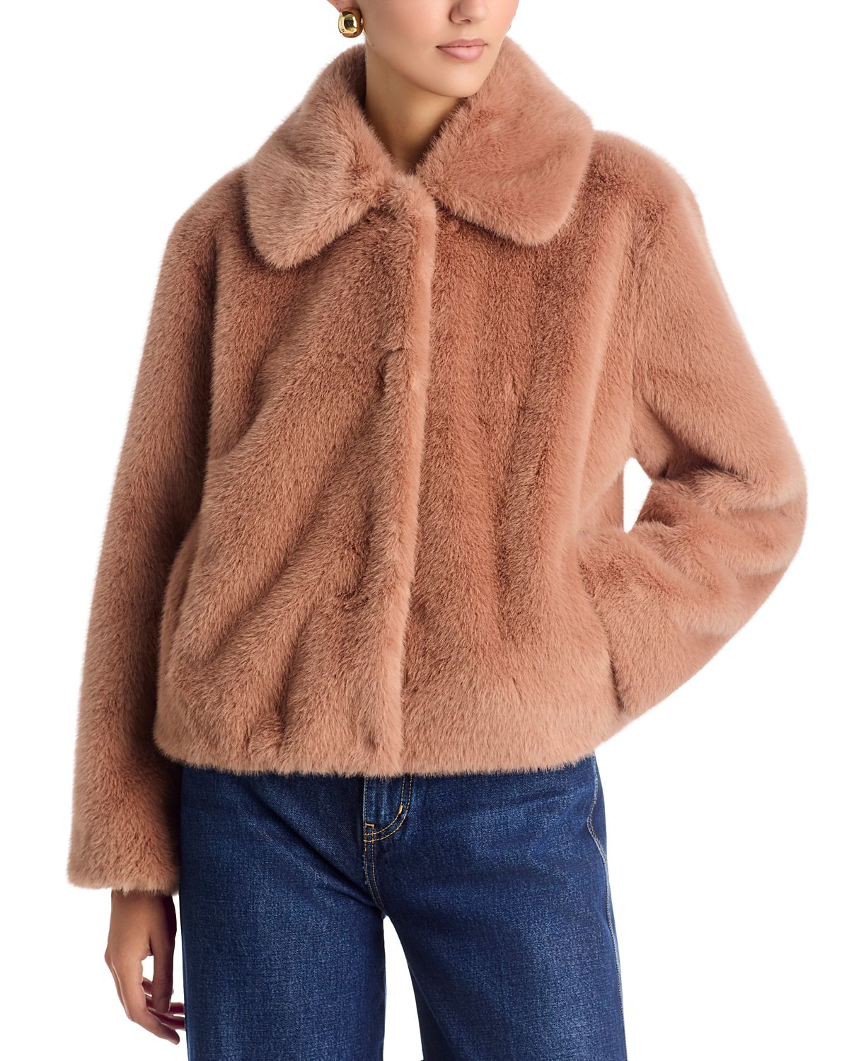 Kobi Halperin Tami Embellished Faux Fur Coat
