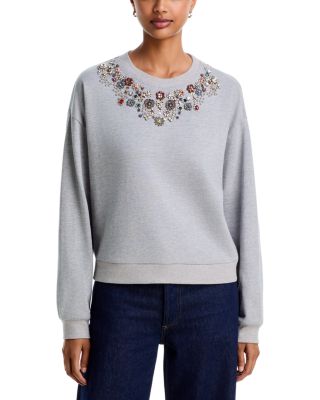 Juliana Embellished Crewneck Sweatshirt - Exclusive