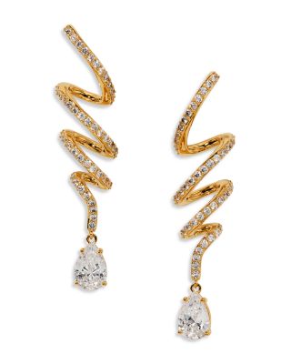 Muse Twirl Linear Drop Earrings