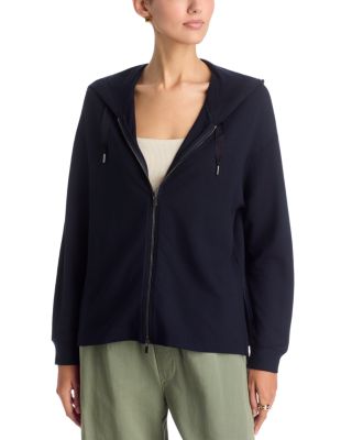 Majestic Filatures French Terry Long Sleeve Zip Hoodie