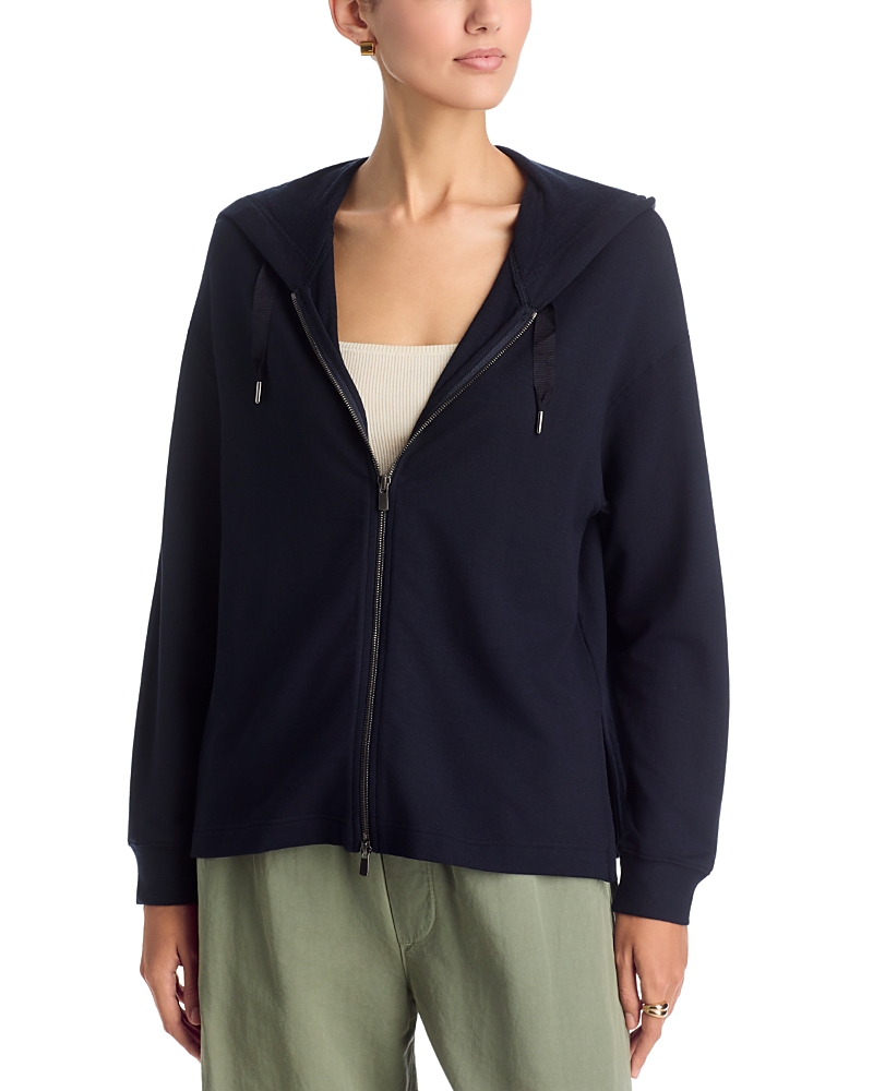 Majestic Filatures French Terry Long Sleeve Zip Hoodie