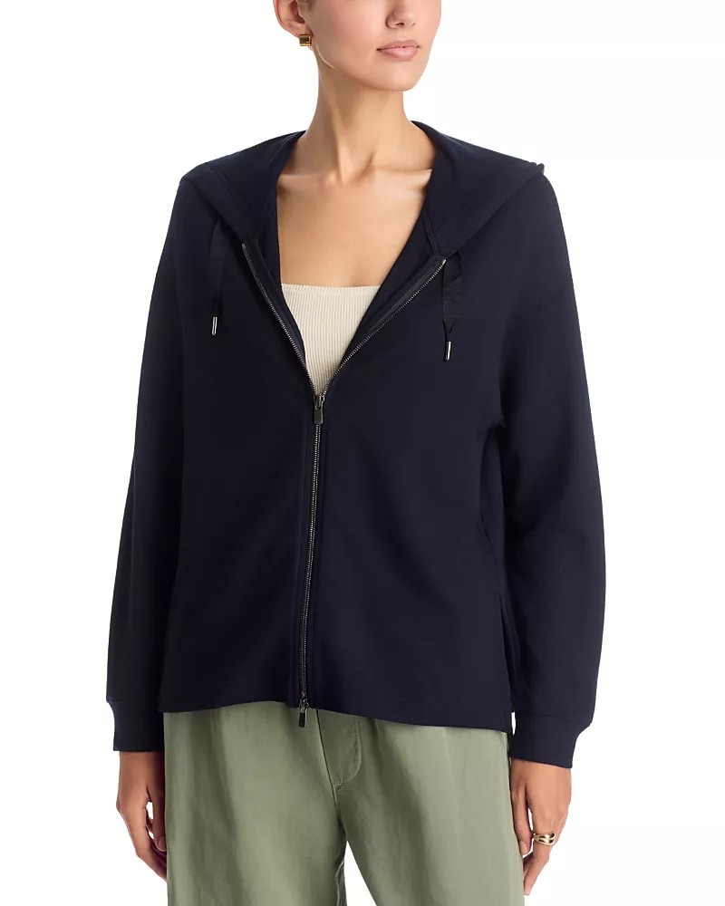Majestic Filatures French Terry Long Sleeve Zip Hoodie