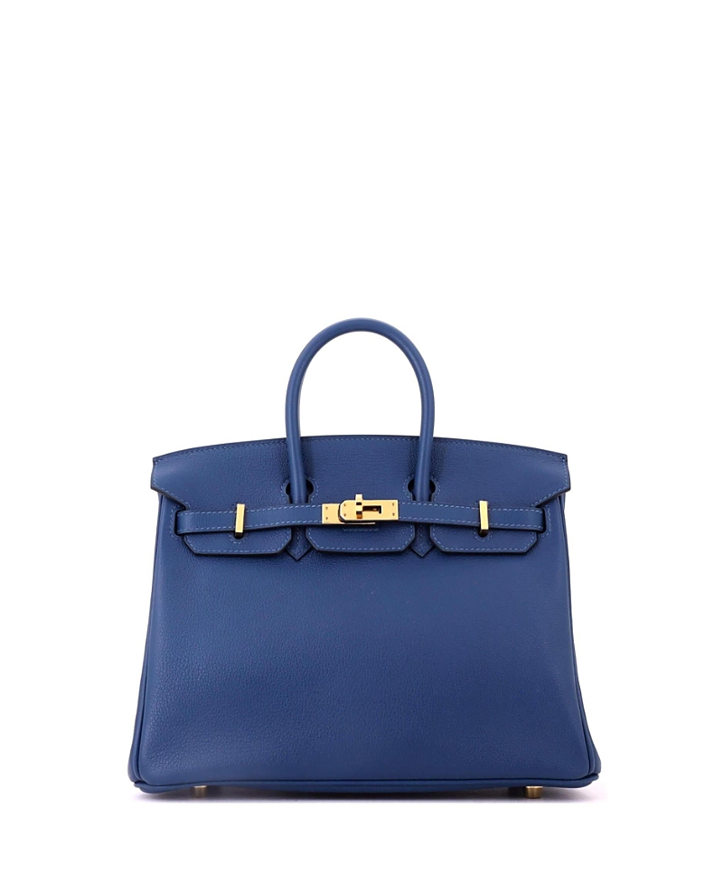 Pre-Owned HERMES Birkin 25 Novillo Leather Satchel
