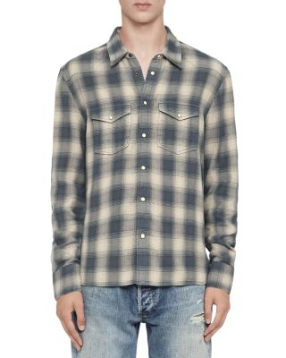 Brook Cotton Plaid Pocket Shirt