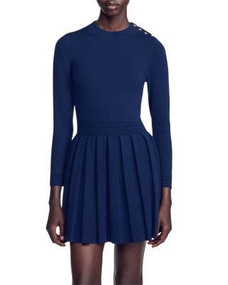 Velia Knit Flare Dress