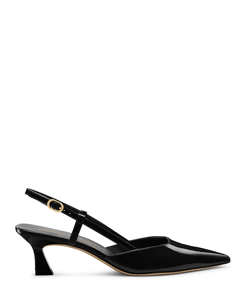 Stuart Weitzman Women's Vinnie 50 Slingback Kitten Heels