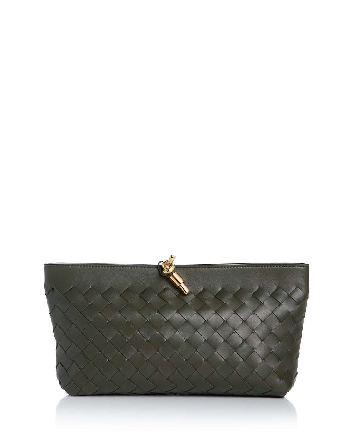 Bottega Veneta Andiamo Intrecciato Leather Pouch