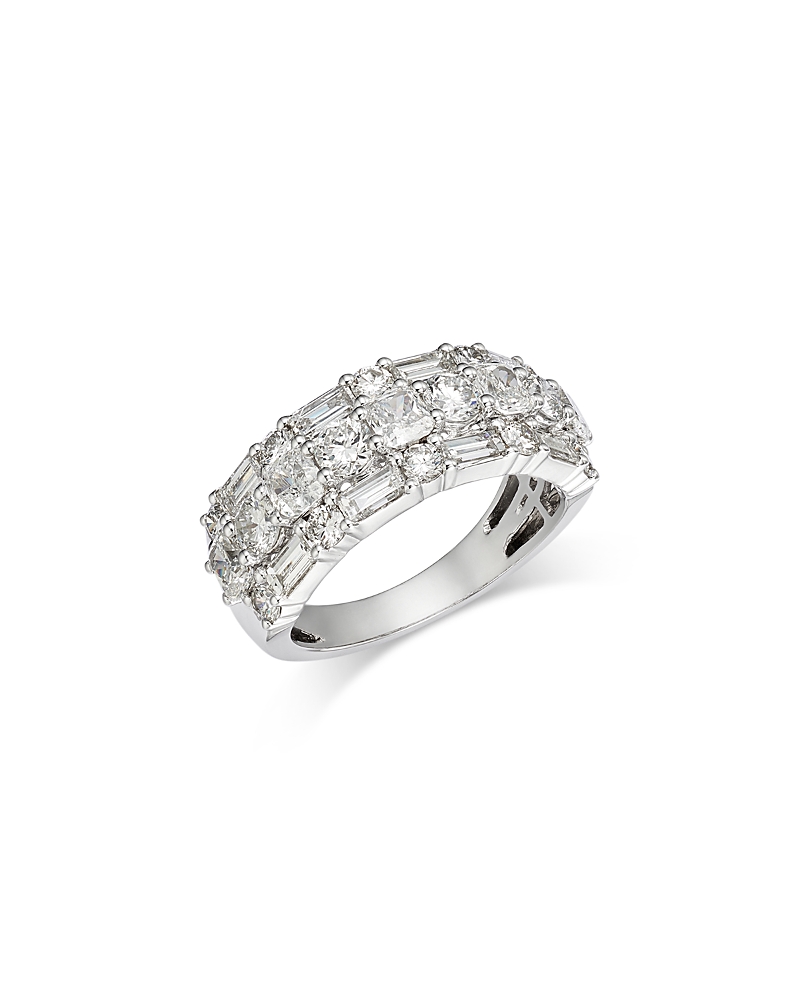 Bloomingdale's Fine Collection Luxe Collection Certified Lab Grown Diamond Mixed Cut Band