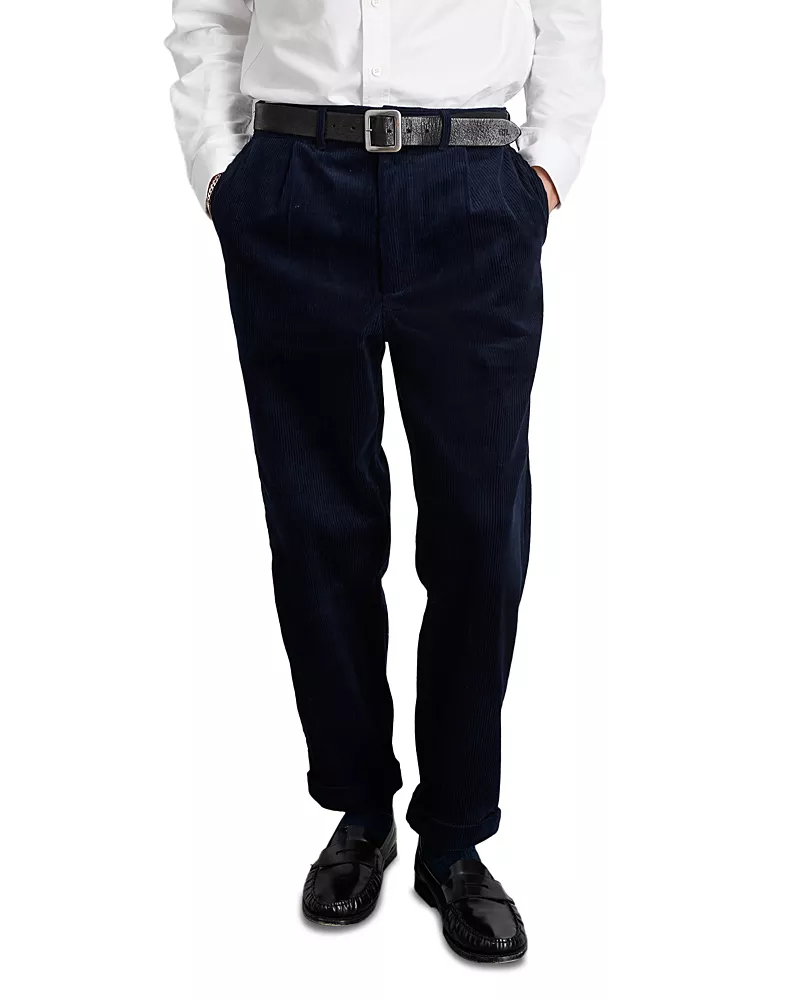 Alex Mill Relaxed Fit Standard Pleated Corded Pants