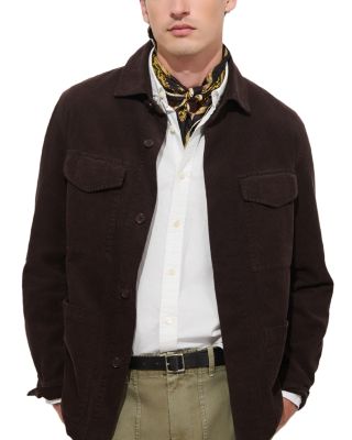 Straight Fit Garment Dyed Chore Jacket