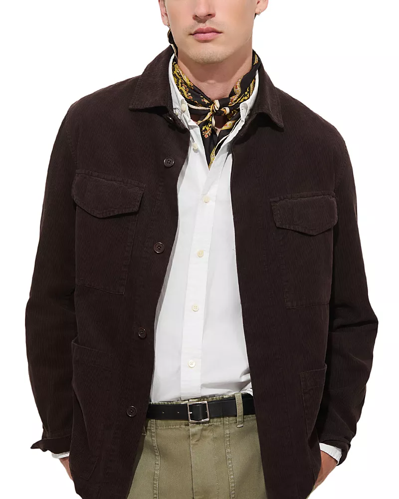 Alex Mill Straight Fit Garment Dyed Chore Jacket