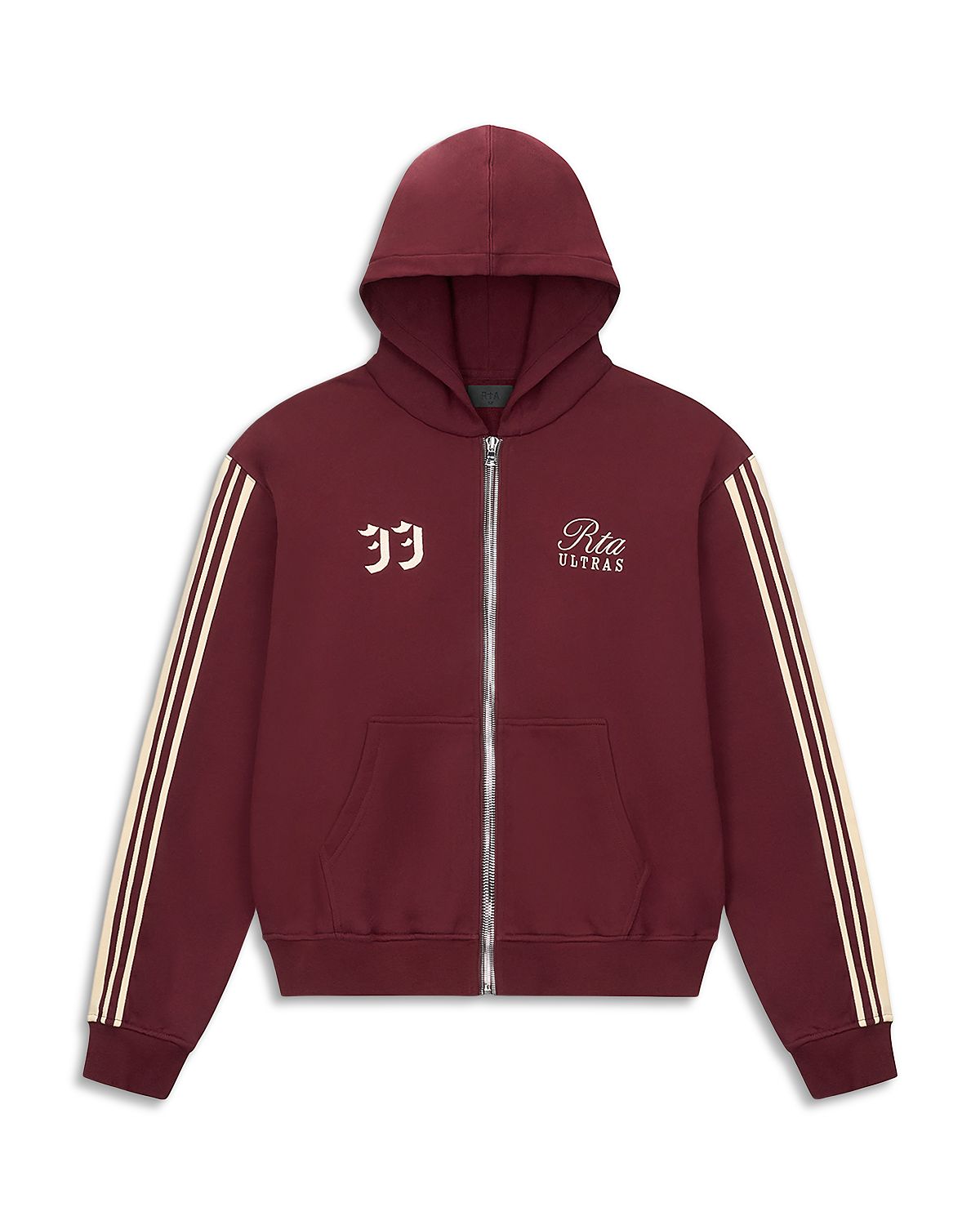 RtA Curva Ultra Cotton Logo Zip Hoodie