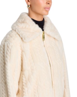 Nola Faux Fur Knit Jacket - thumbnail 6