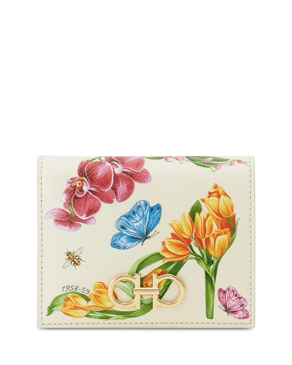 Ferragamo Foulard Leather Wallet