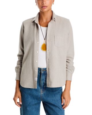 Cotton Printed Relaxed Button Up Shirt