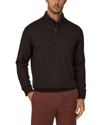  Extrafine Merino Wool Quarter-Zip Jumper