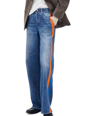 Miramar High Rise Terry Track Sweatpant Jeans in Cosmo